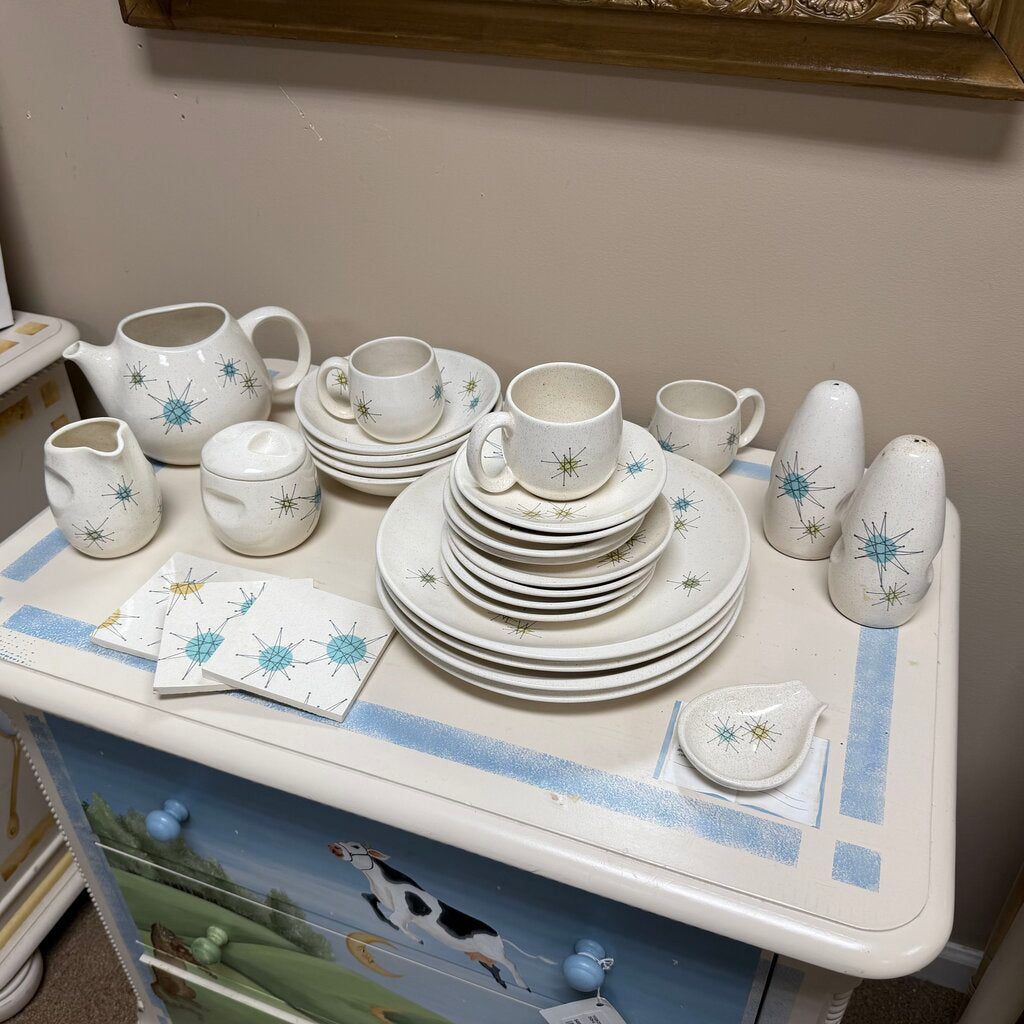 1950s Starburst Earthenware