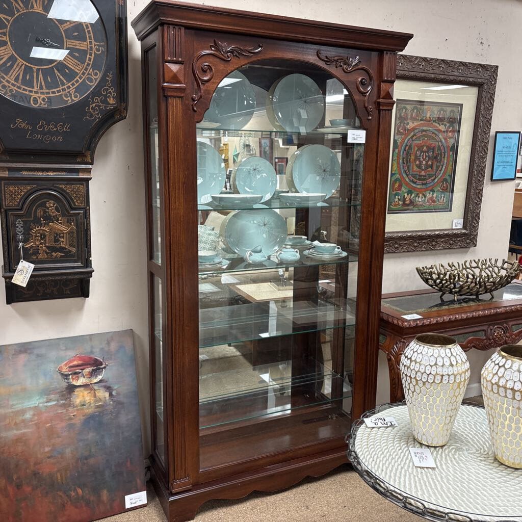 Wood + Glass Display Case