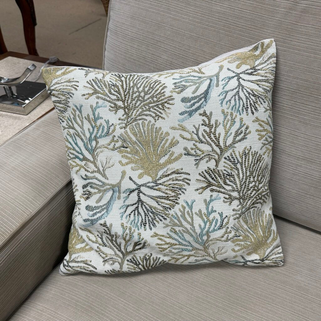 Coral Print Pillow