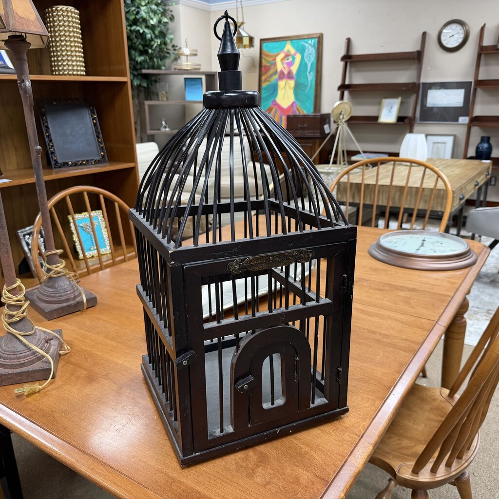Wood Bird Cage
