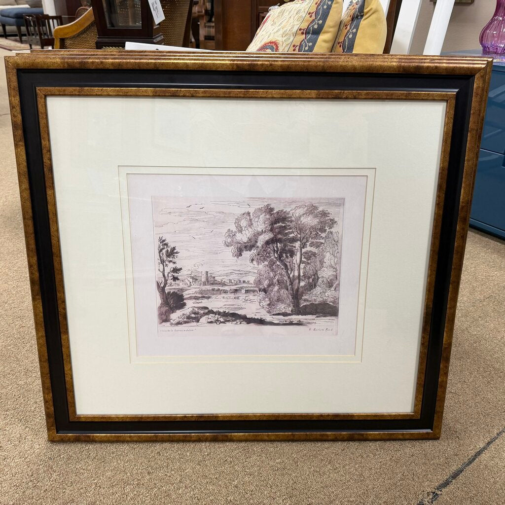Sepia Landscape Print