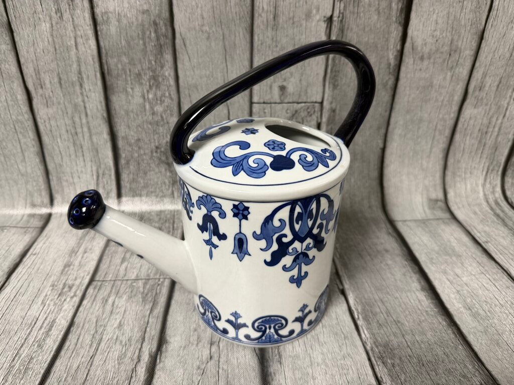 Blue + White Porcelain Watering Can