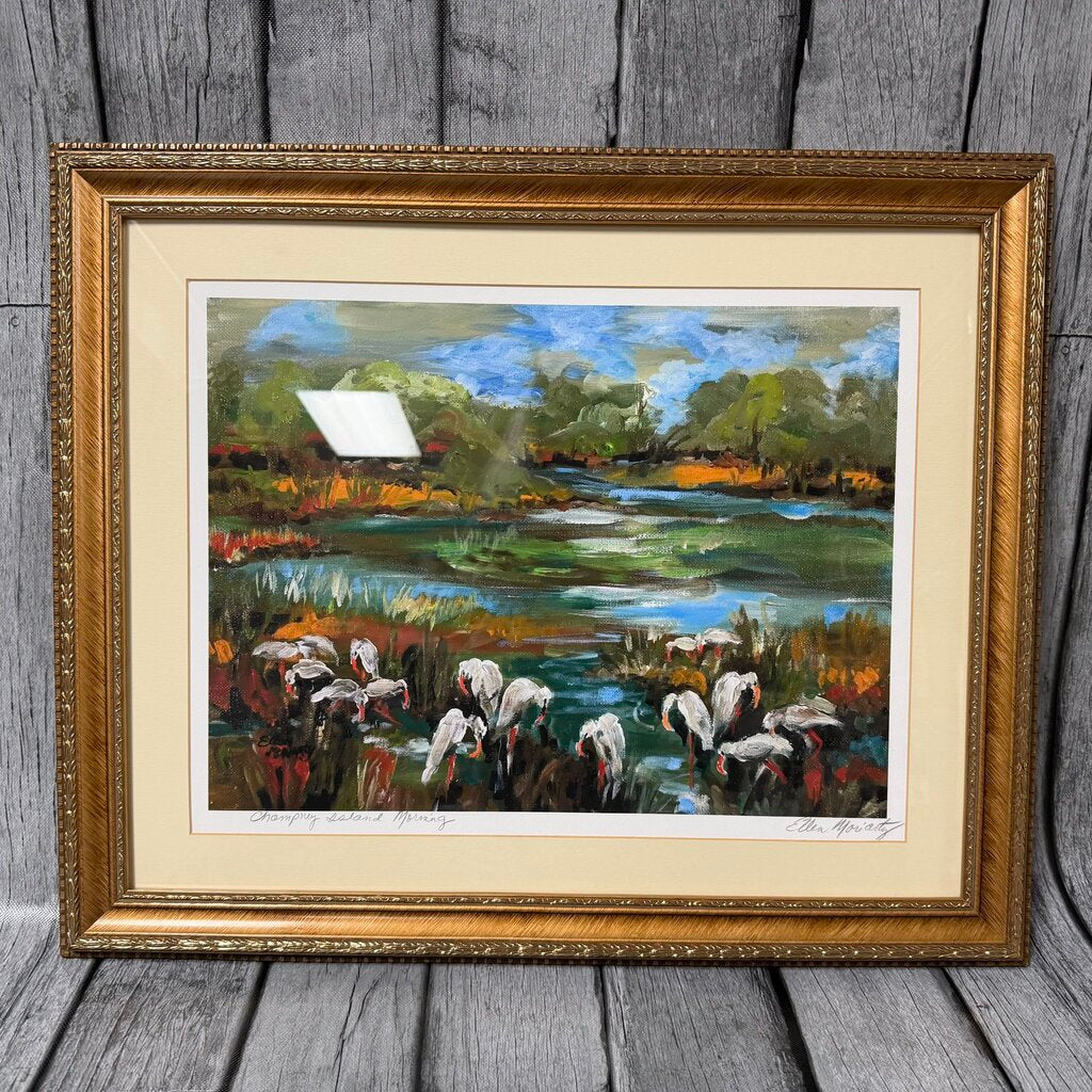 S/N "Champney Island Morning" Georgia Artist Print