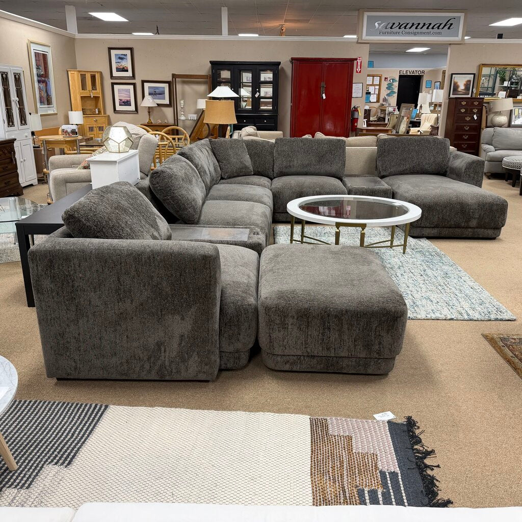 9-pc Modularone Sectional w/Media Consoles