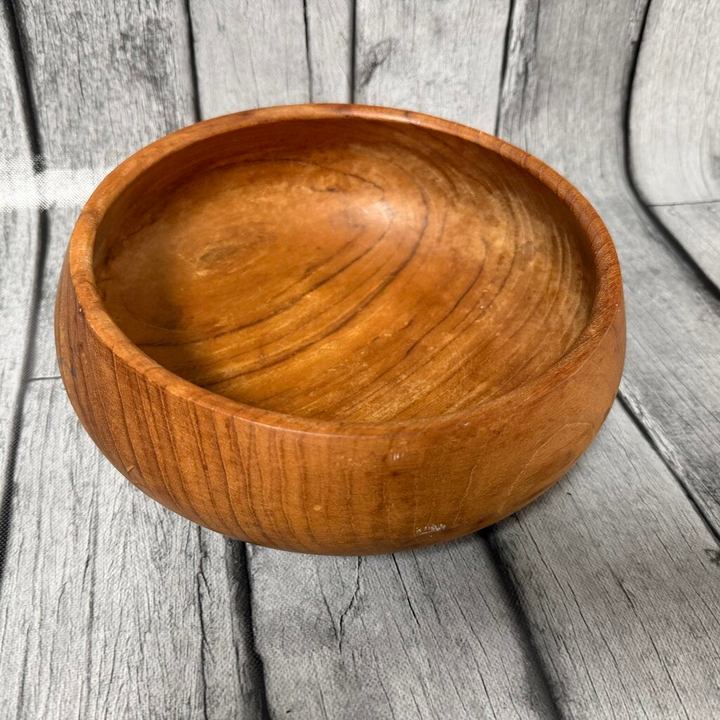 Vintage Wood Bowl