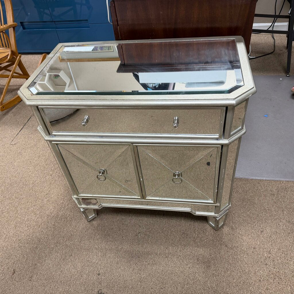 Mirrored Nightstand
