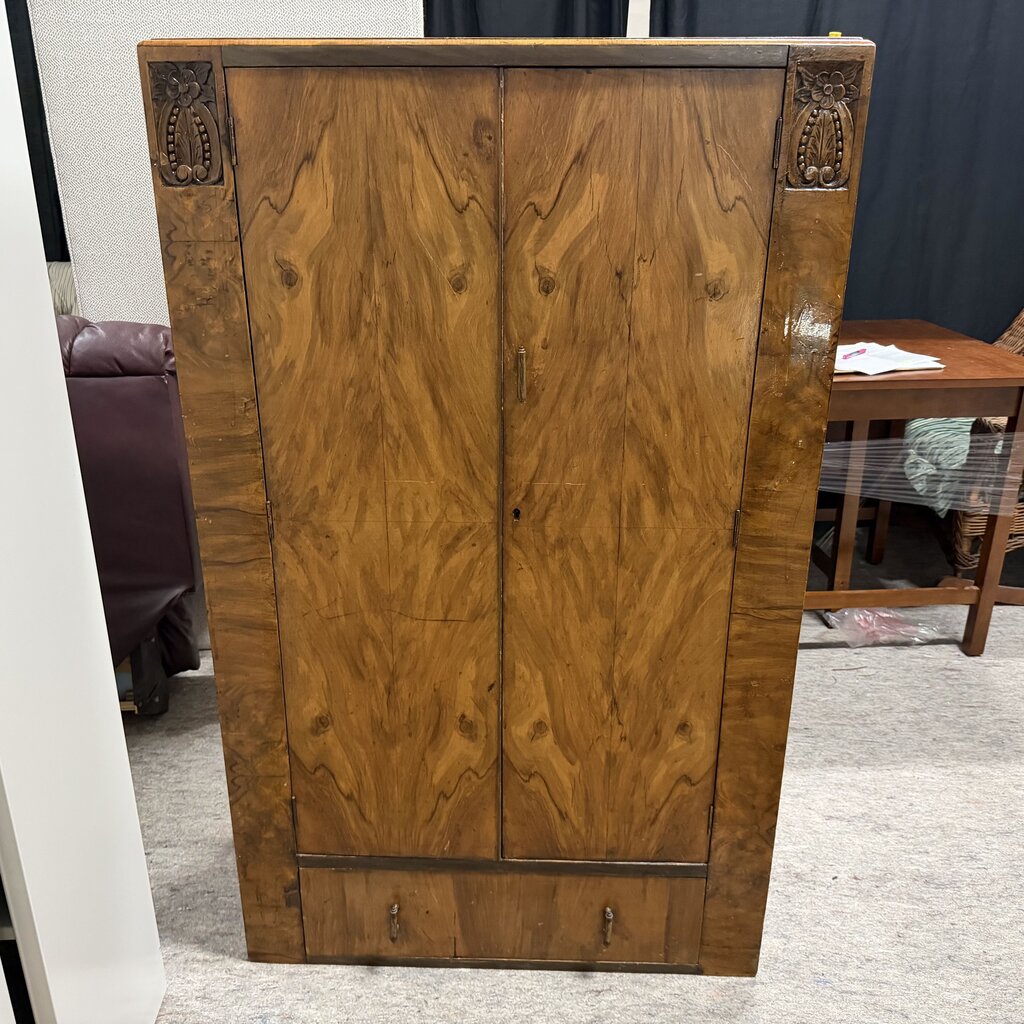 1930s Art Deco Wardrobe/Armoire