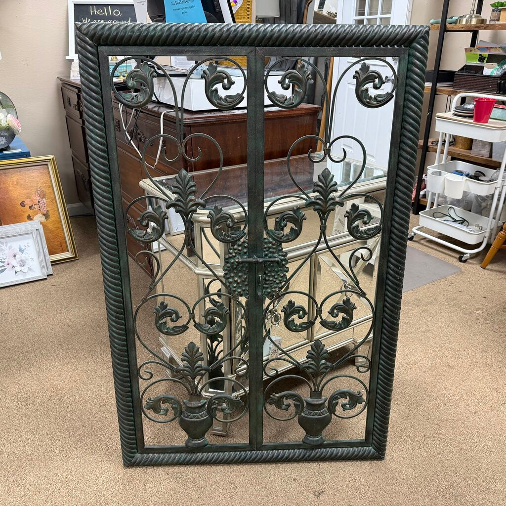 Metal "Gate" Wall Decor