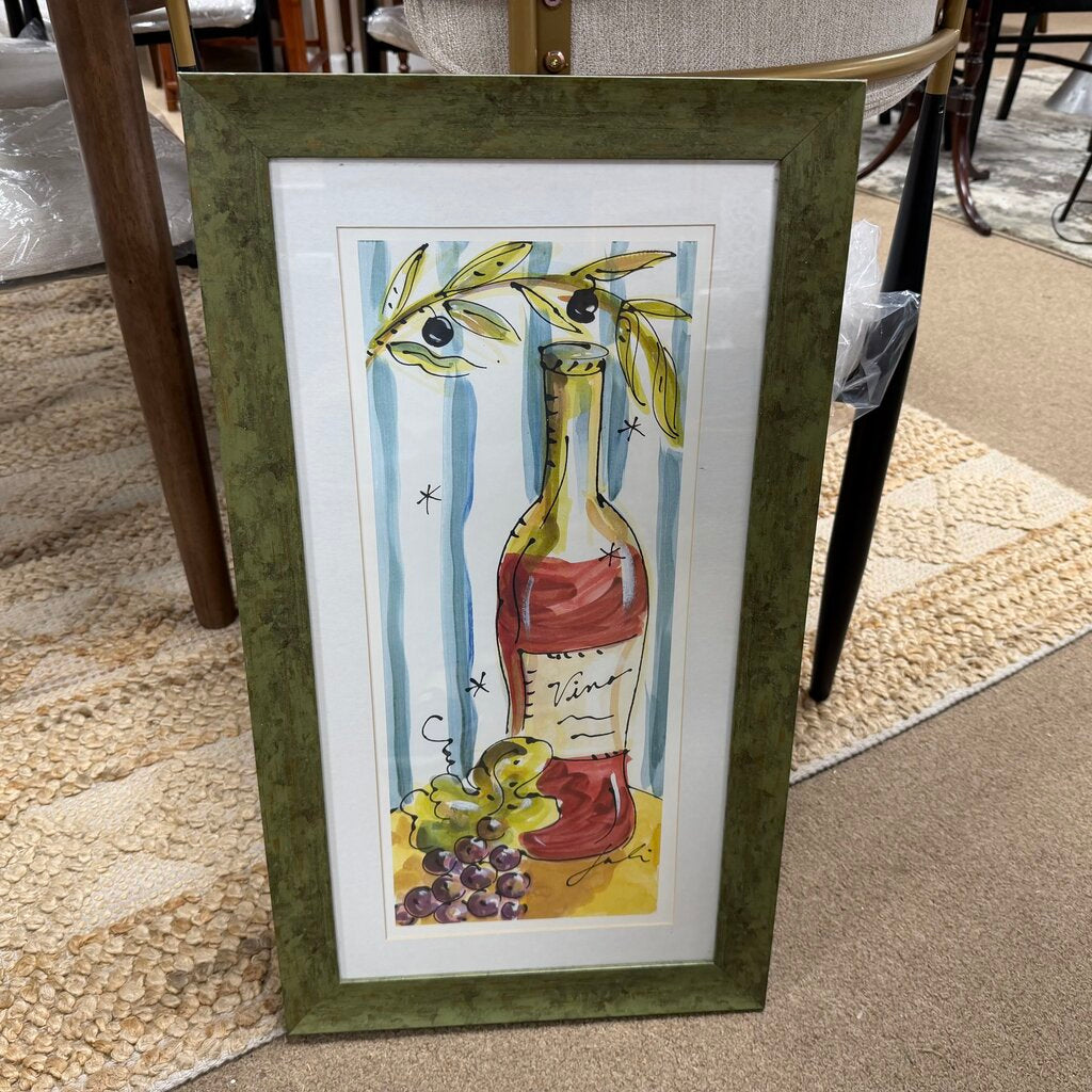 Bottle of Wine Print