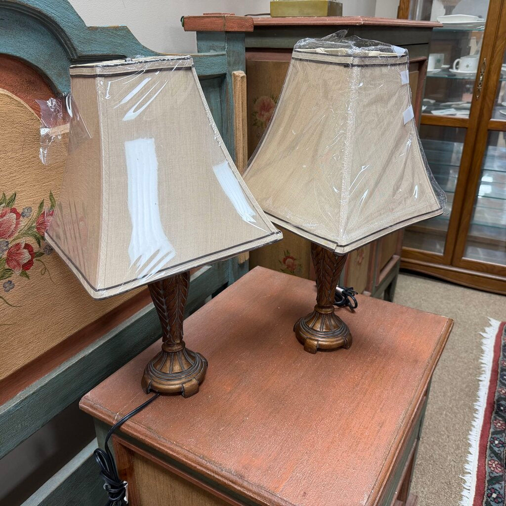 Pair Small Table Lamps