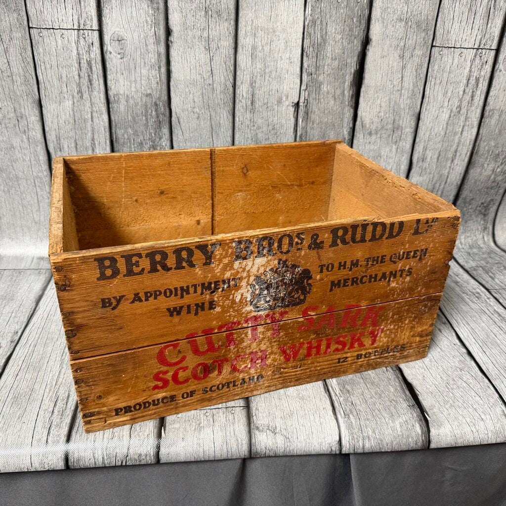 Vintage Cutty Sark Crate
