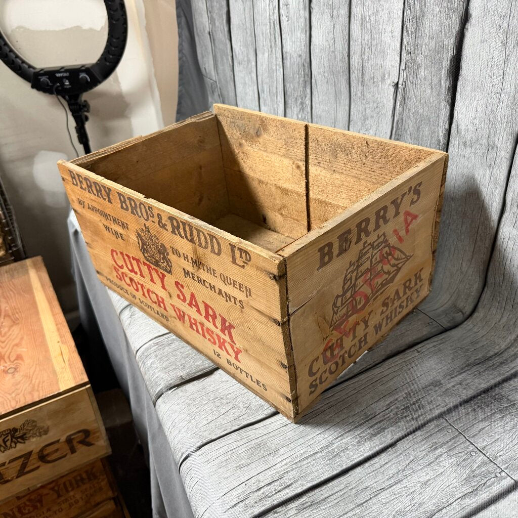 Vintage Cutty Sark Crate