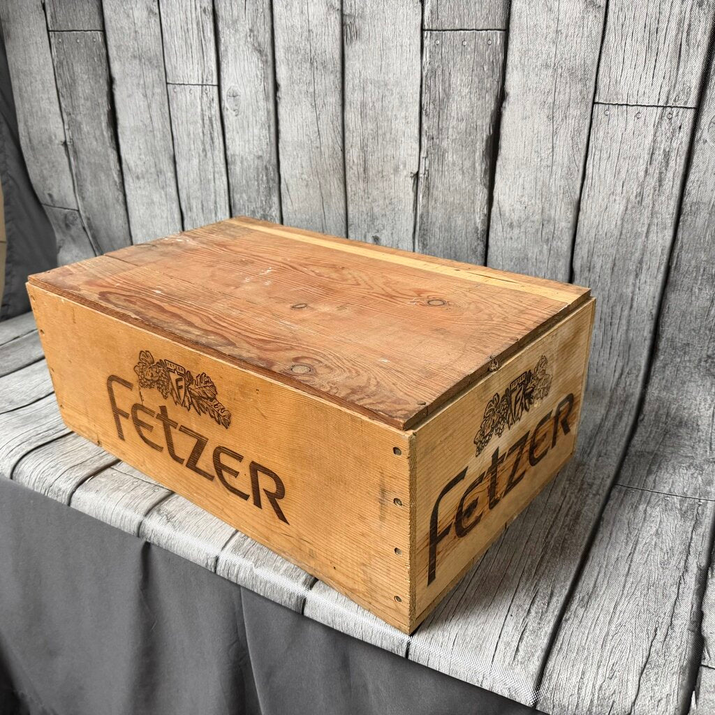 Vintage Fetzer Wine Crate