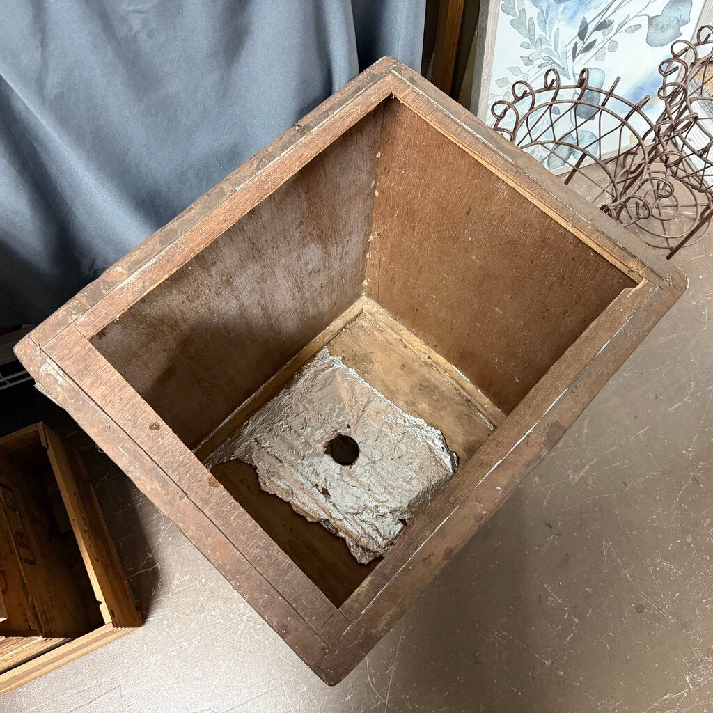 Vintage "J.T. ISO5 Savannah" Industrial Wood Crate