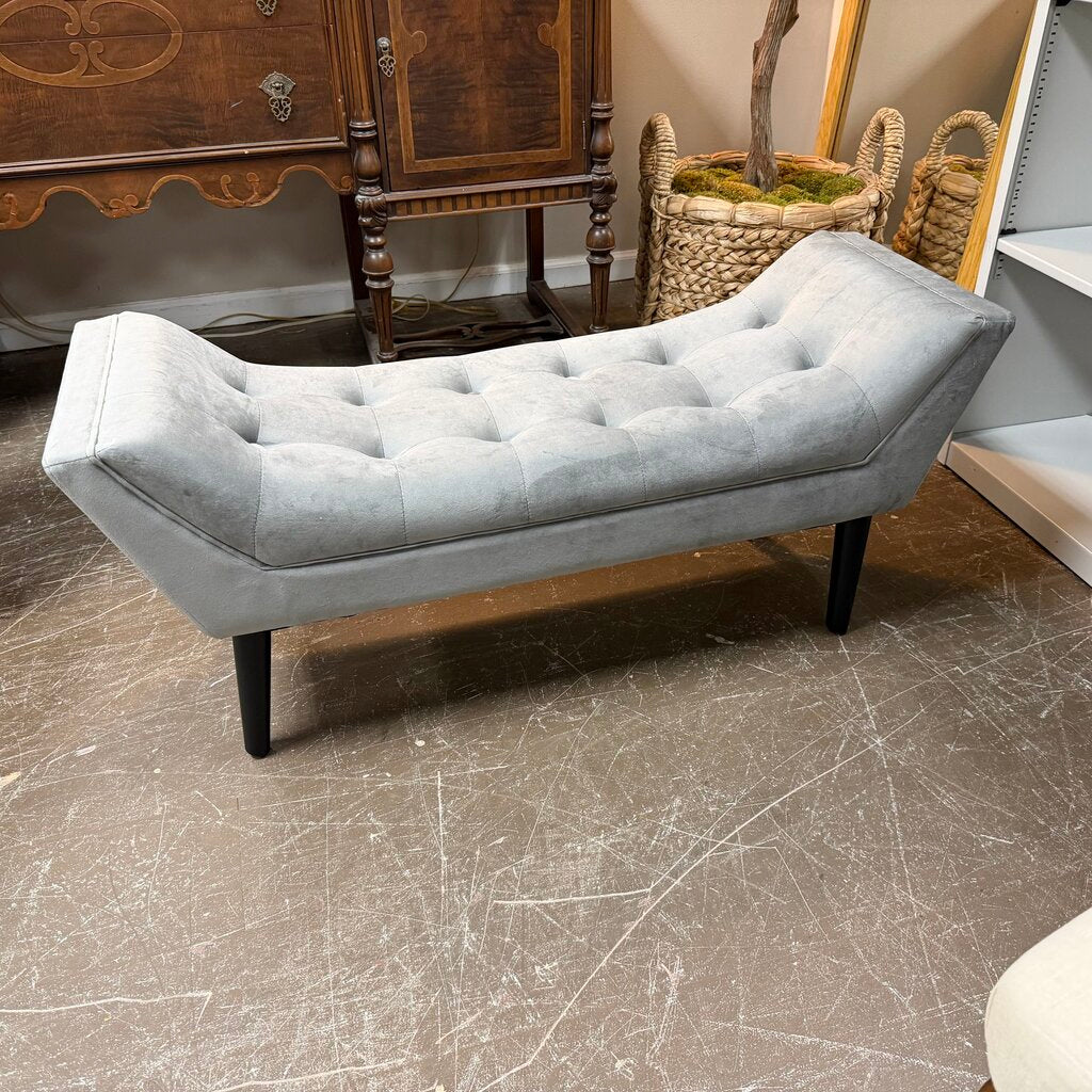 *NEW* Velvet Upholstered Bench