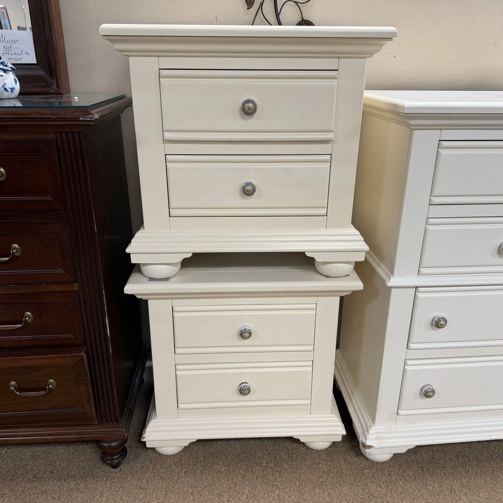 Pair Cottage Style Nightstands