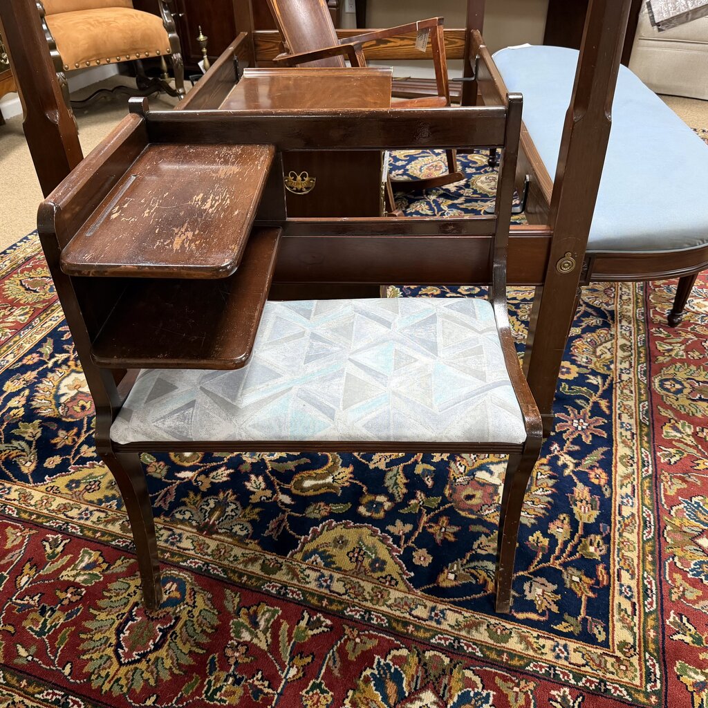 Mid Century Gossip Bench