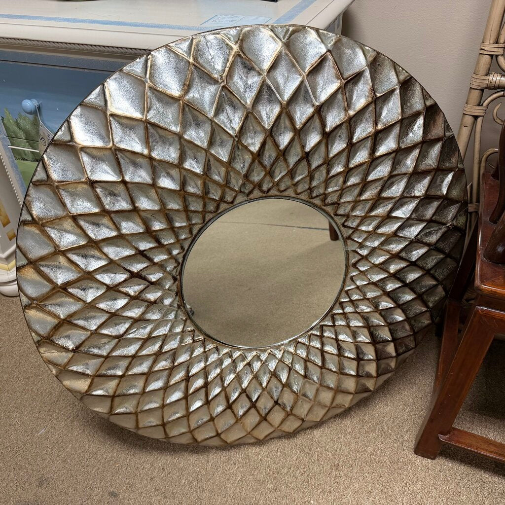 Round Metal Mirror