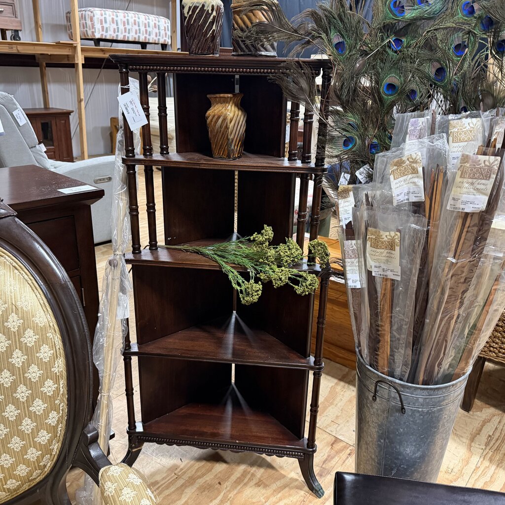 Vintage Corner Shelf Unit