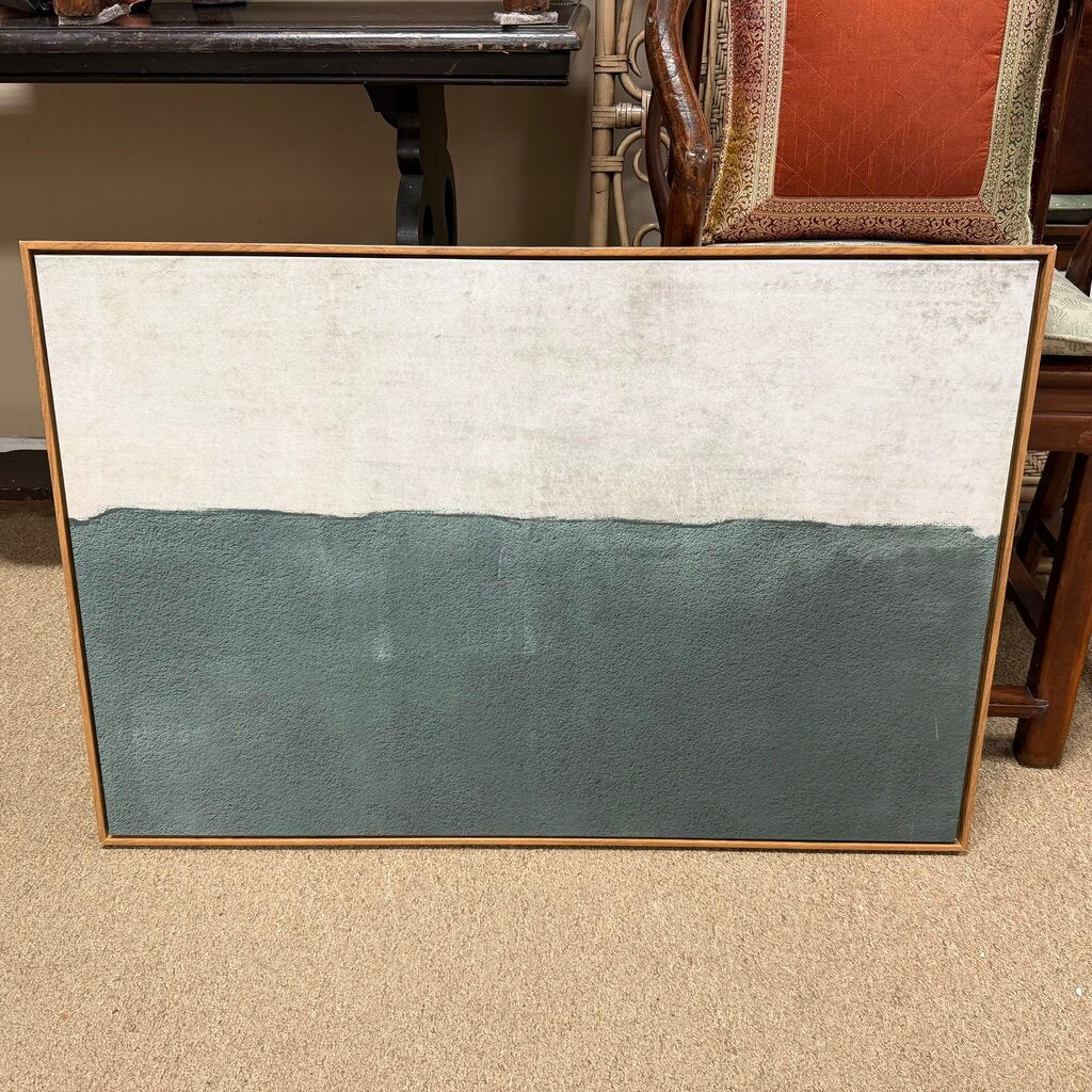 Framed Abstract Landscape Canvas