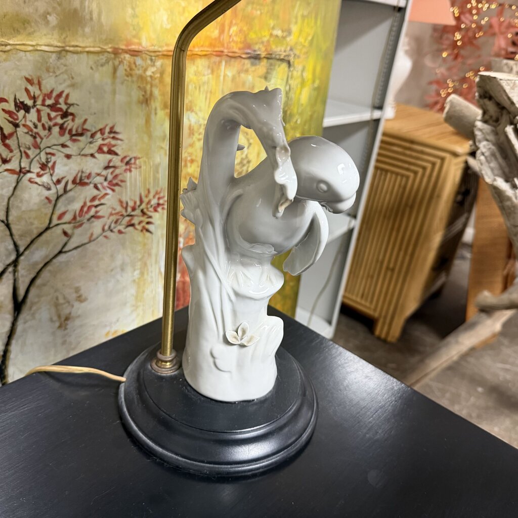 Ceramic Parrot Lamp