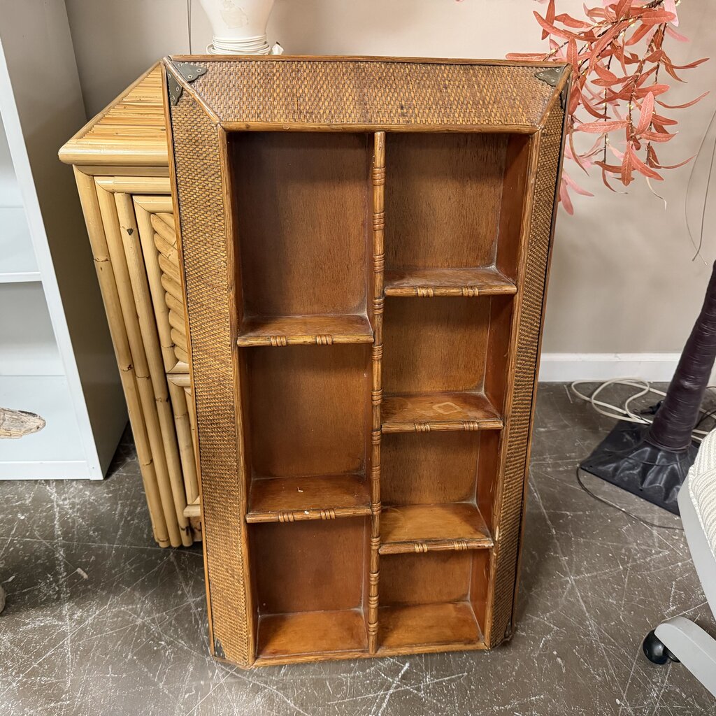 Vintage Woven Display Shelf