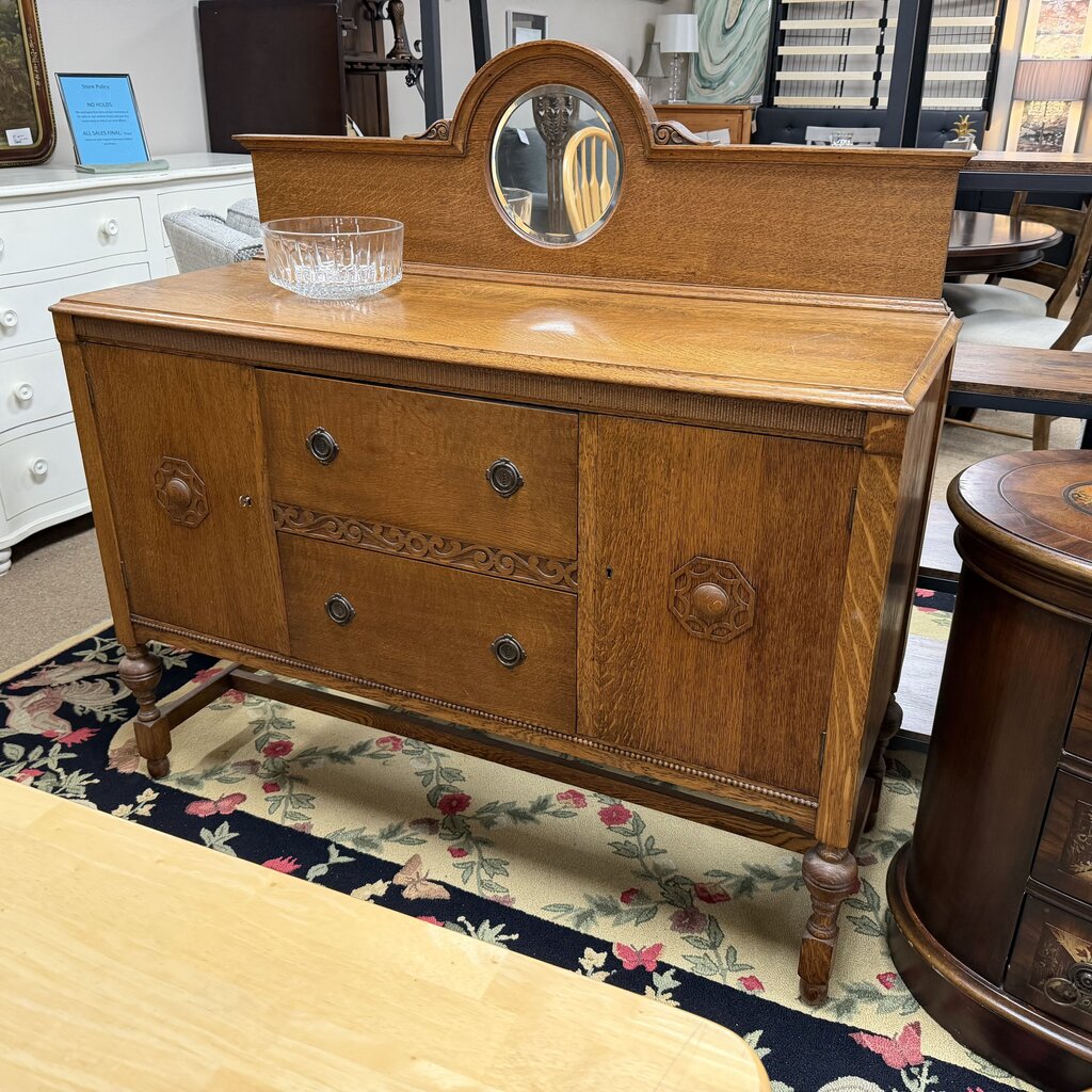 Vintage Arts & Crafts Style Oak Sideboard/Buffet/Server