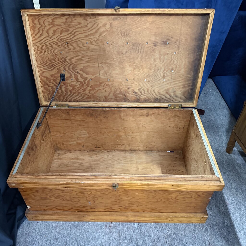 Vintage Solid Wood Storage Chest