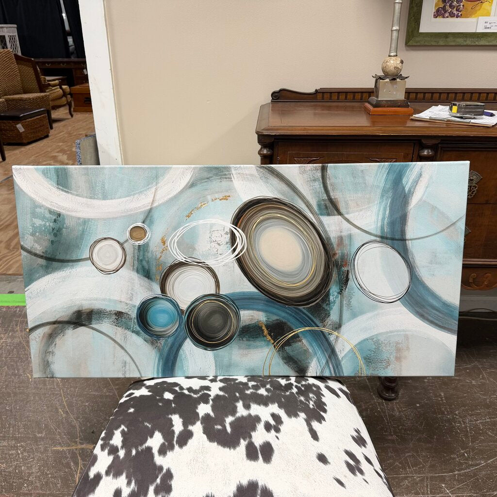 Abstract Circles Canvas