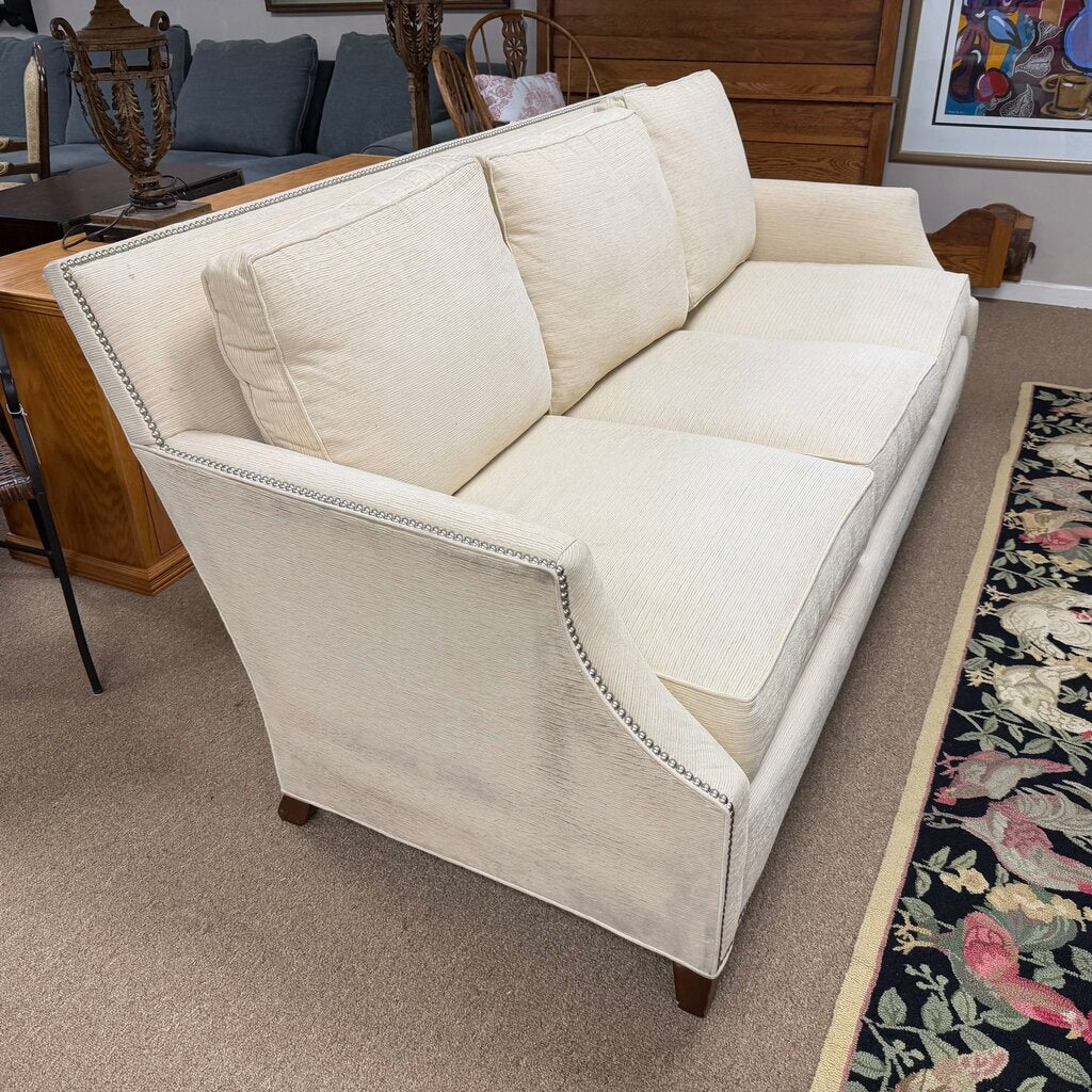 Upholstered Sofa w/Nail Head Details