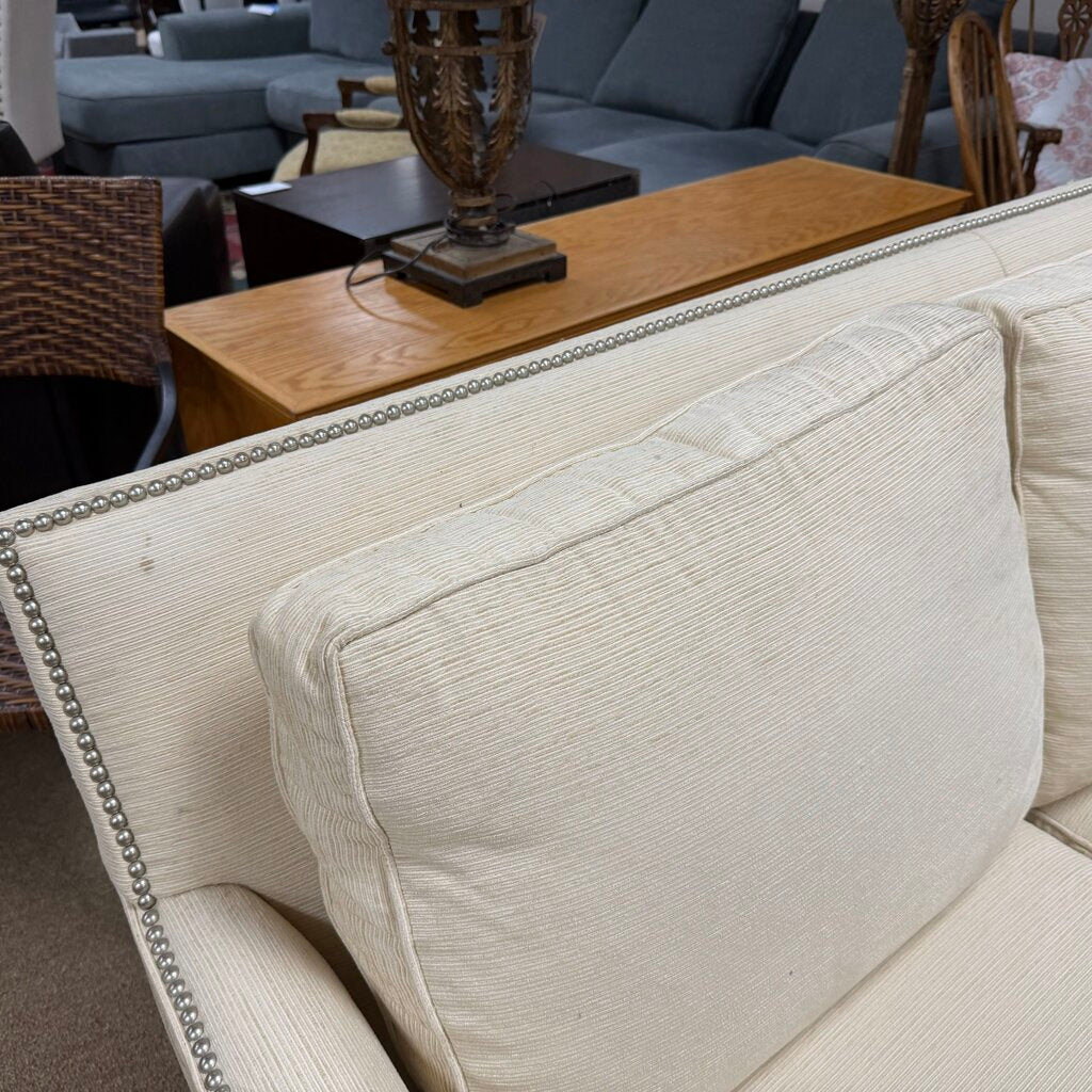 Upholstered Sofa w/Nail Head Details