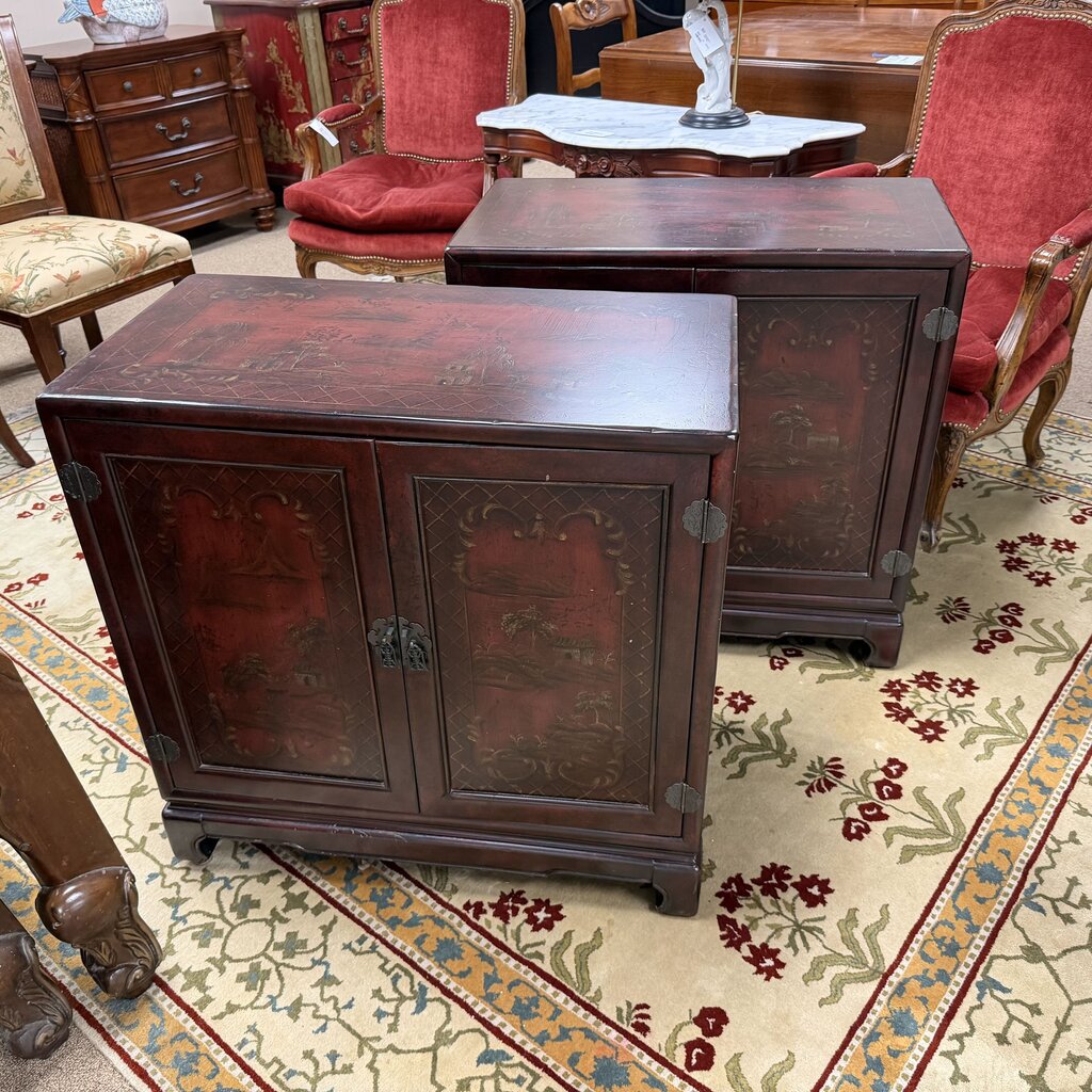 "Seven Seas" Chinoiserie Accent Cabinet