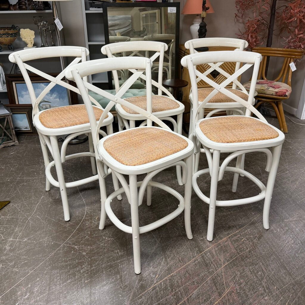 Set/5 Industrial Style Barstools