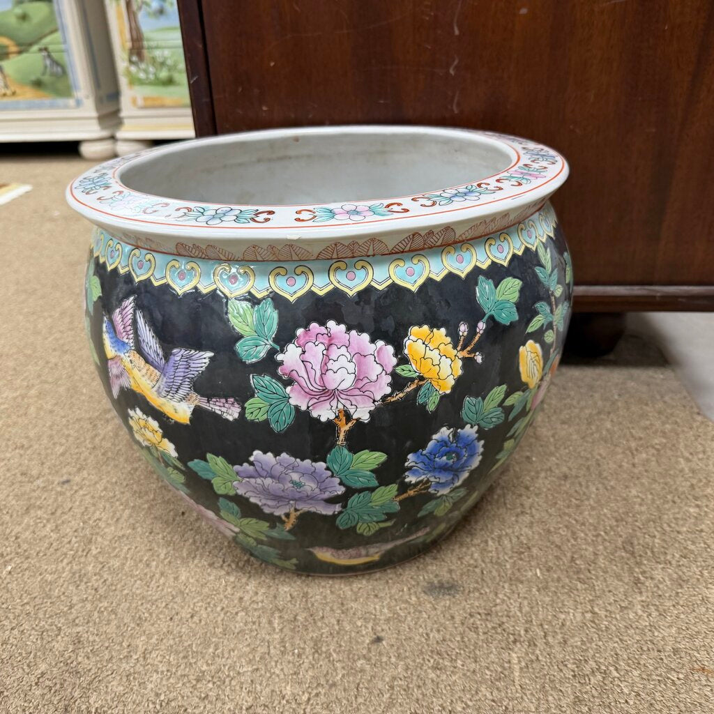 Chinoiserie Porcelain Jardiniere Planter