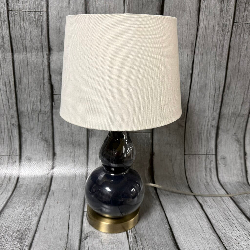 Navy Ceramic Lamp
