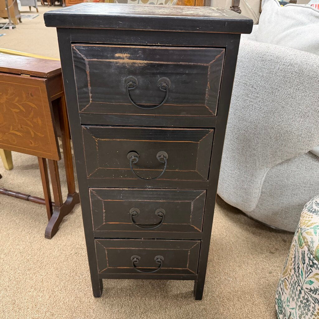 Small Distressed Wood Chest