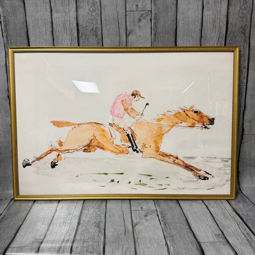 Race Horse Print