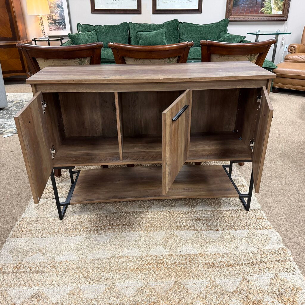 Industrial Style Console Cabinet
