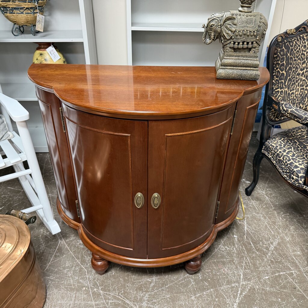Demilune Bar Cabinet