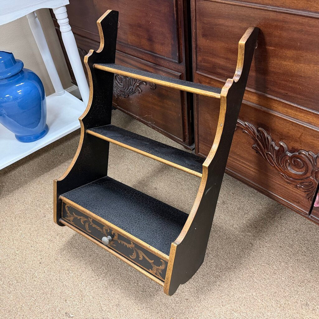 Crackle Finish Wall Shelf