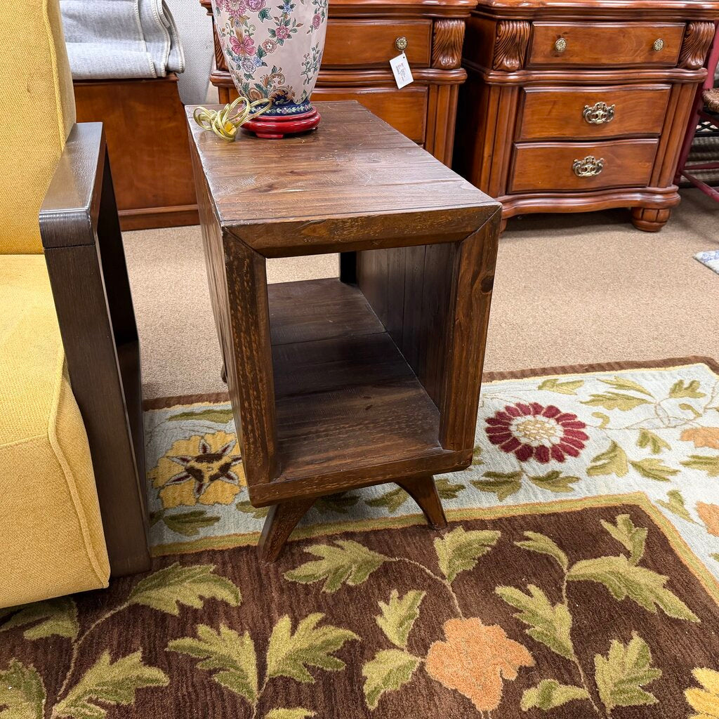 Side Table w/Open Storage