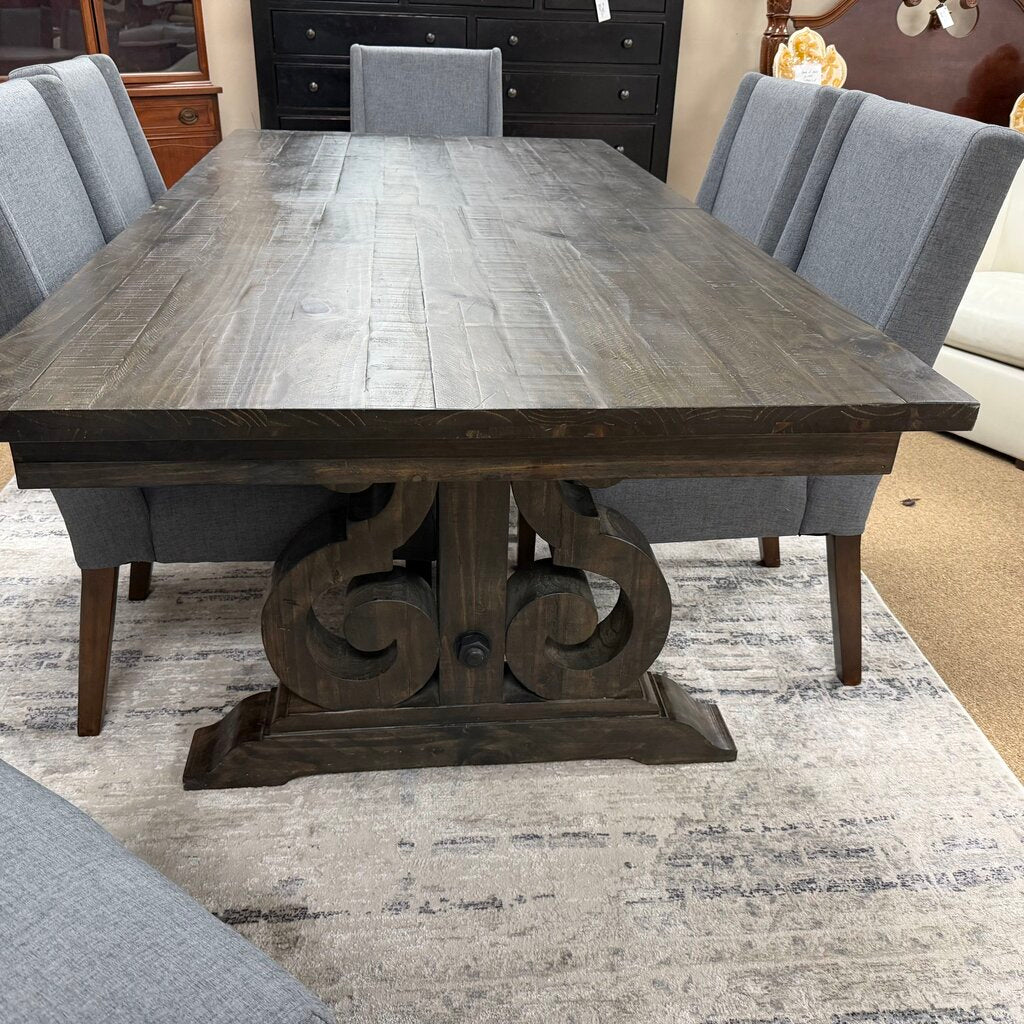 Farm Style Dining Table + 6 Chairs