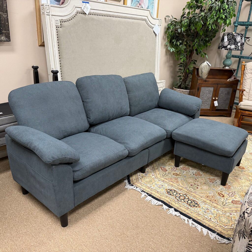 *NEW* Small Space Sofa + Ottoman
