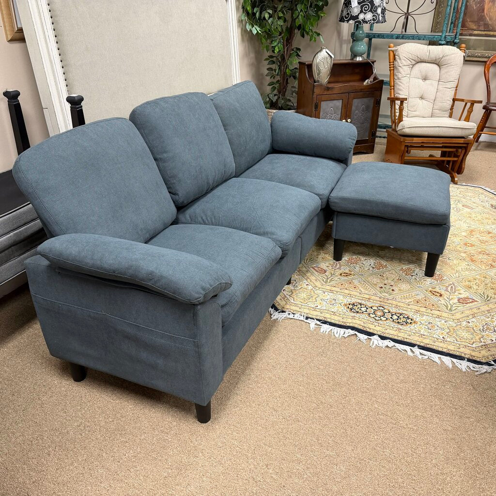 *NEW* Small Space Sofa + Ottoman