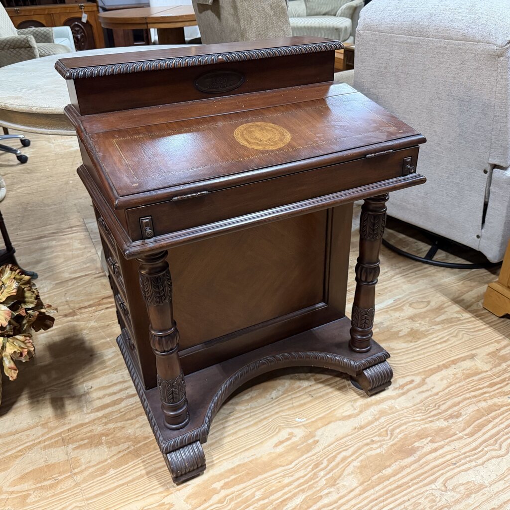 Reproduction Captain's Writing Desk - 1890 Clipper Ship Style