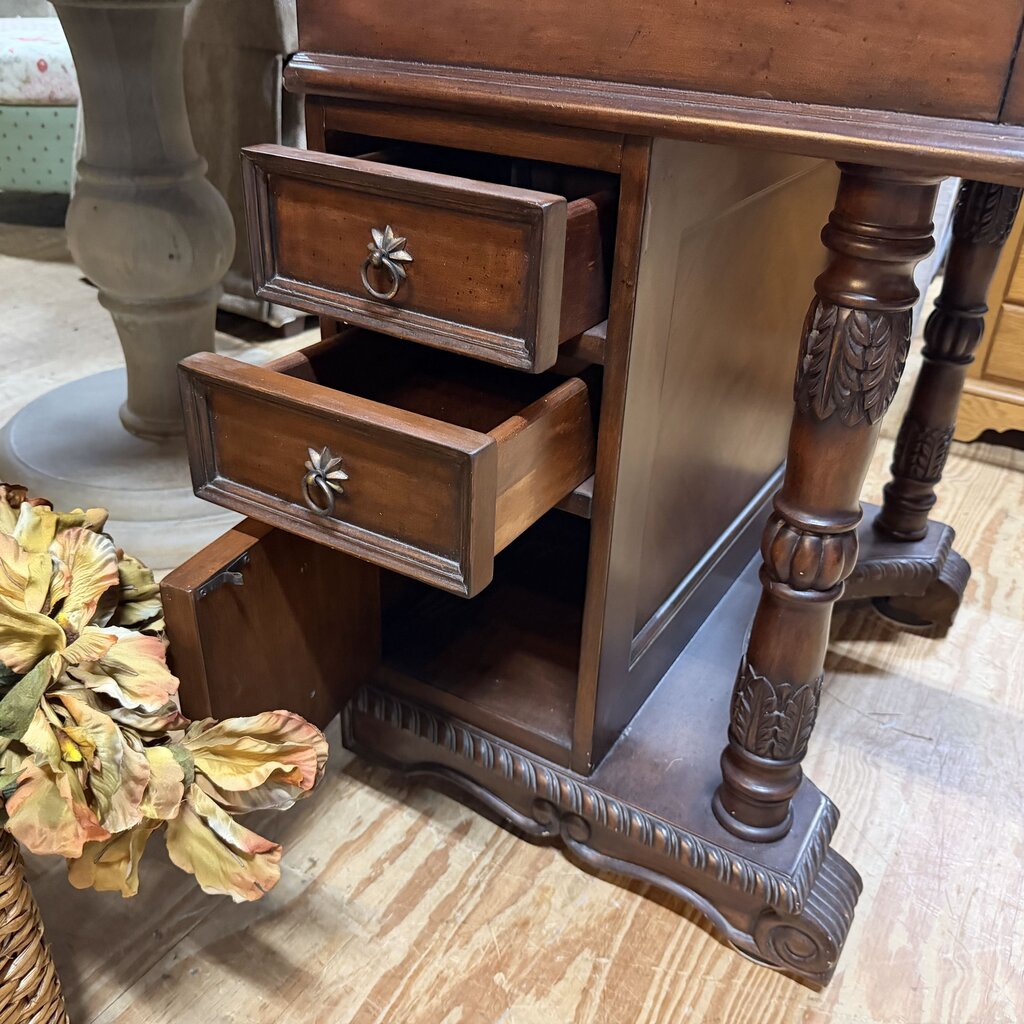 Reproduction Captain's Writing Desk - 1890 Clipper Ship Style
