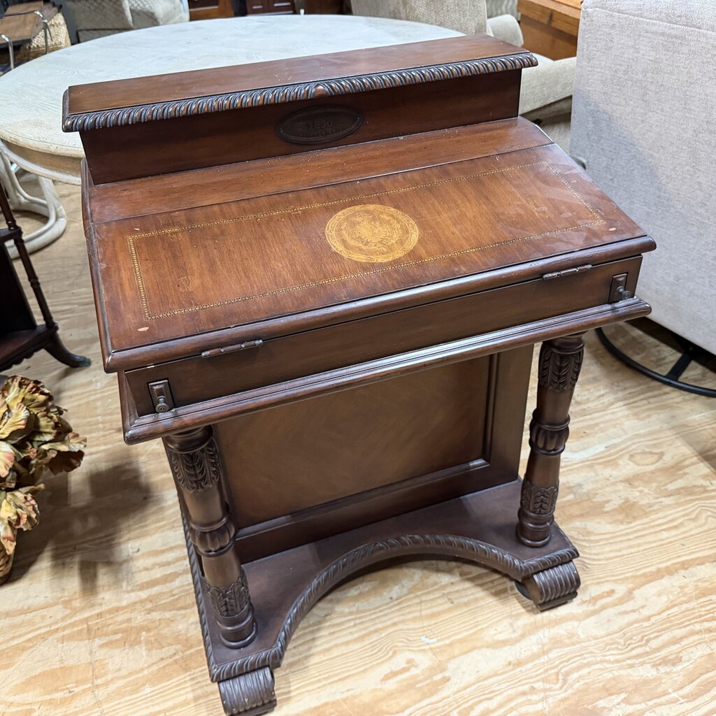 Reproduction Captain's Writing Desk - 1890 Clipper Ship Style