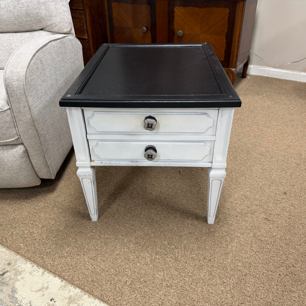 Painted Wood Side Table