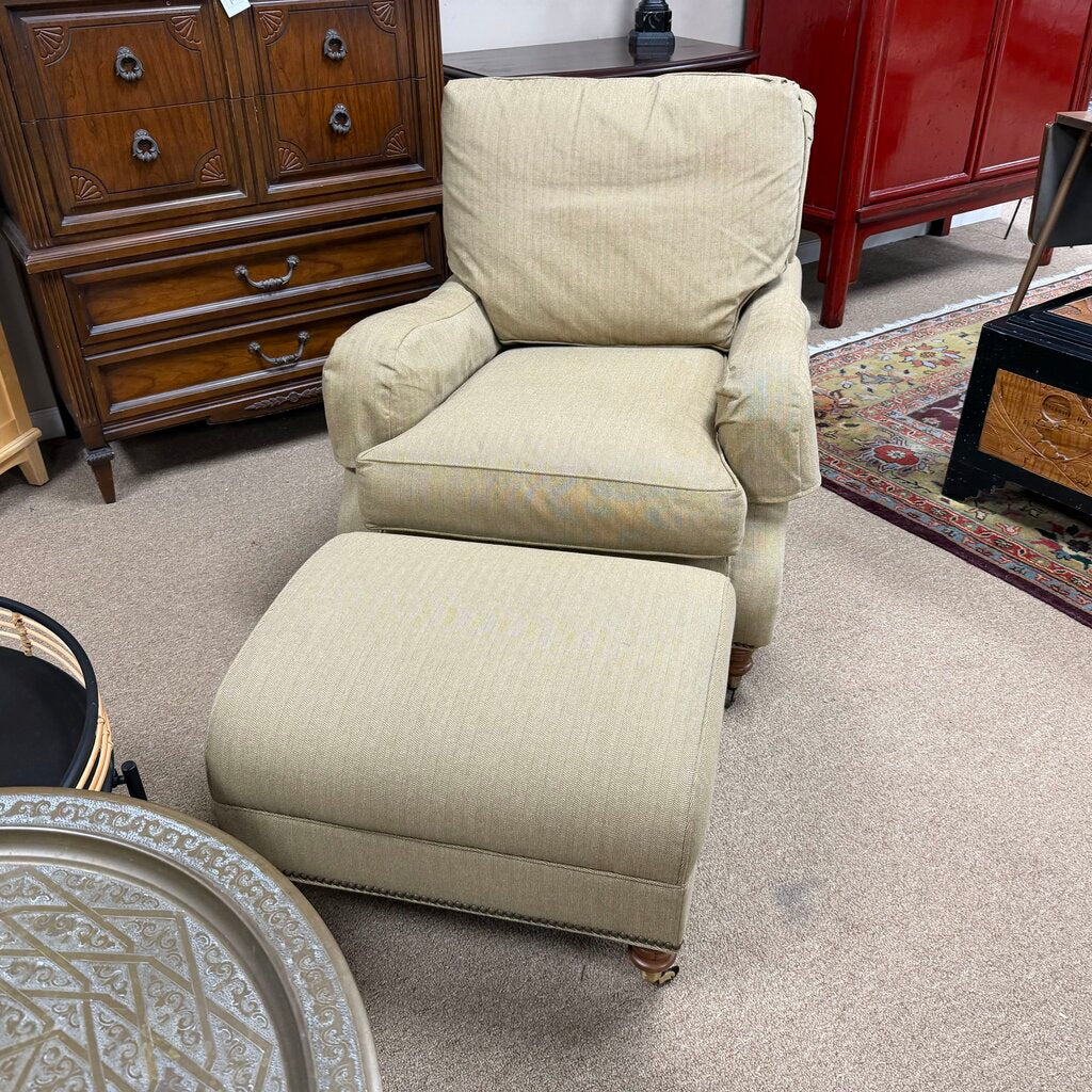 Accent Chair + Ottoman