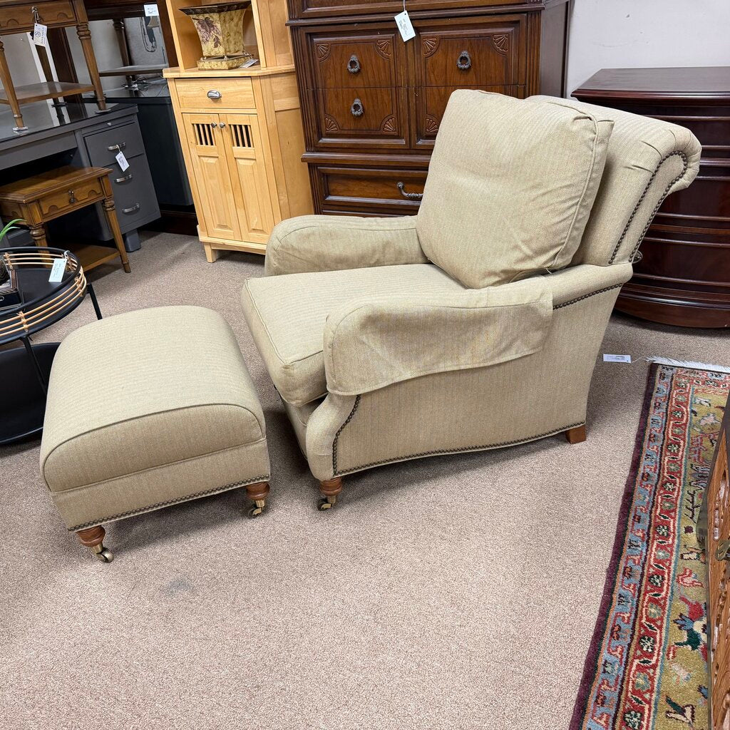 Accent Chair + Ottoman